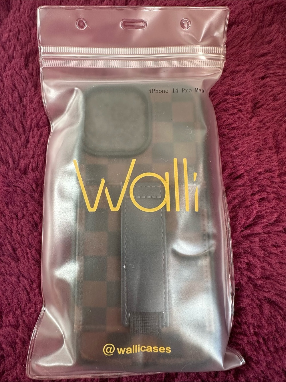 Walli case iphone 14 pro max - Chelsea Check by Aubree Says - Picture 3 of 4